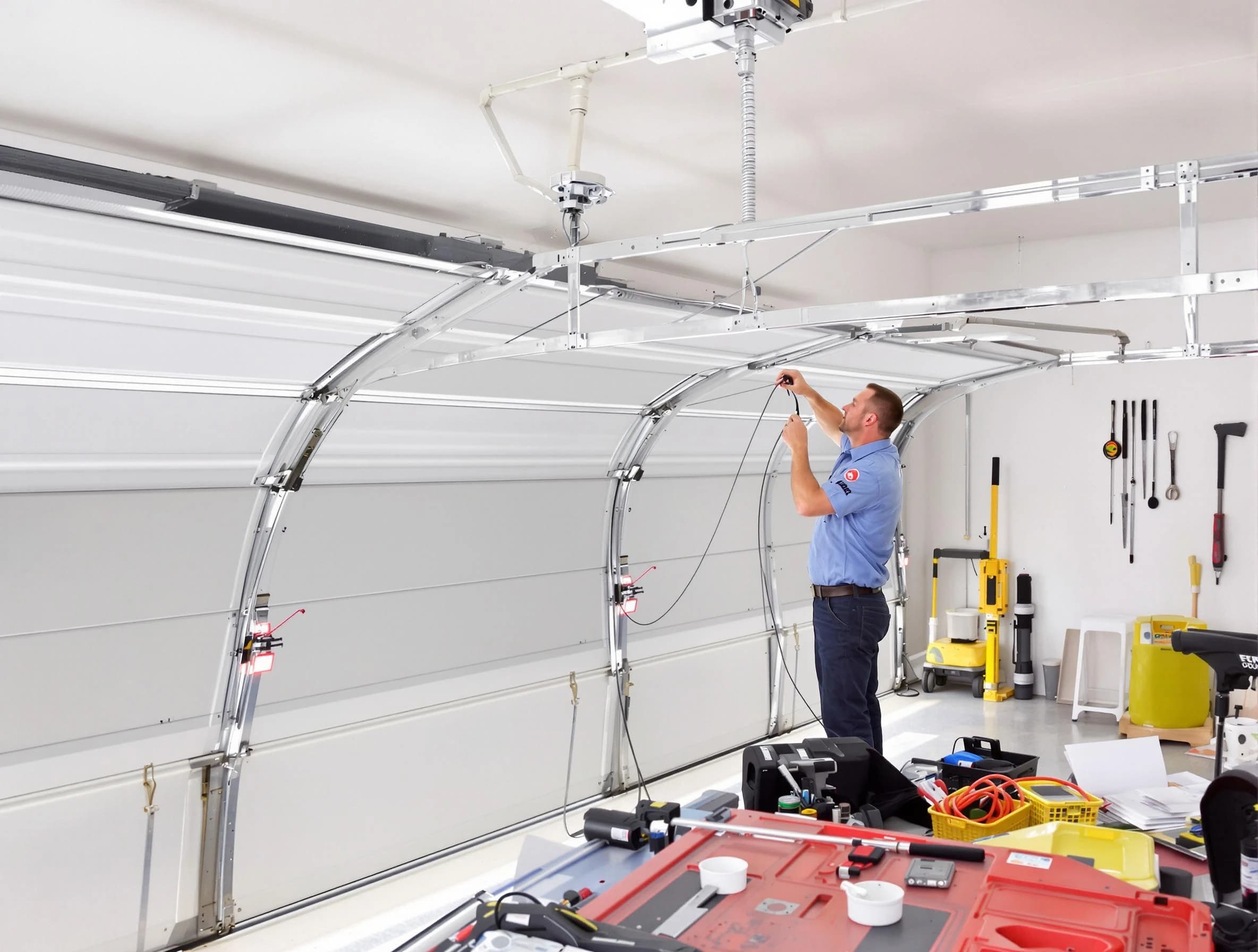 Garage door cable repair service by East Highland Park Garage Door Repair in East Highland Park