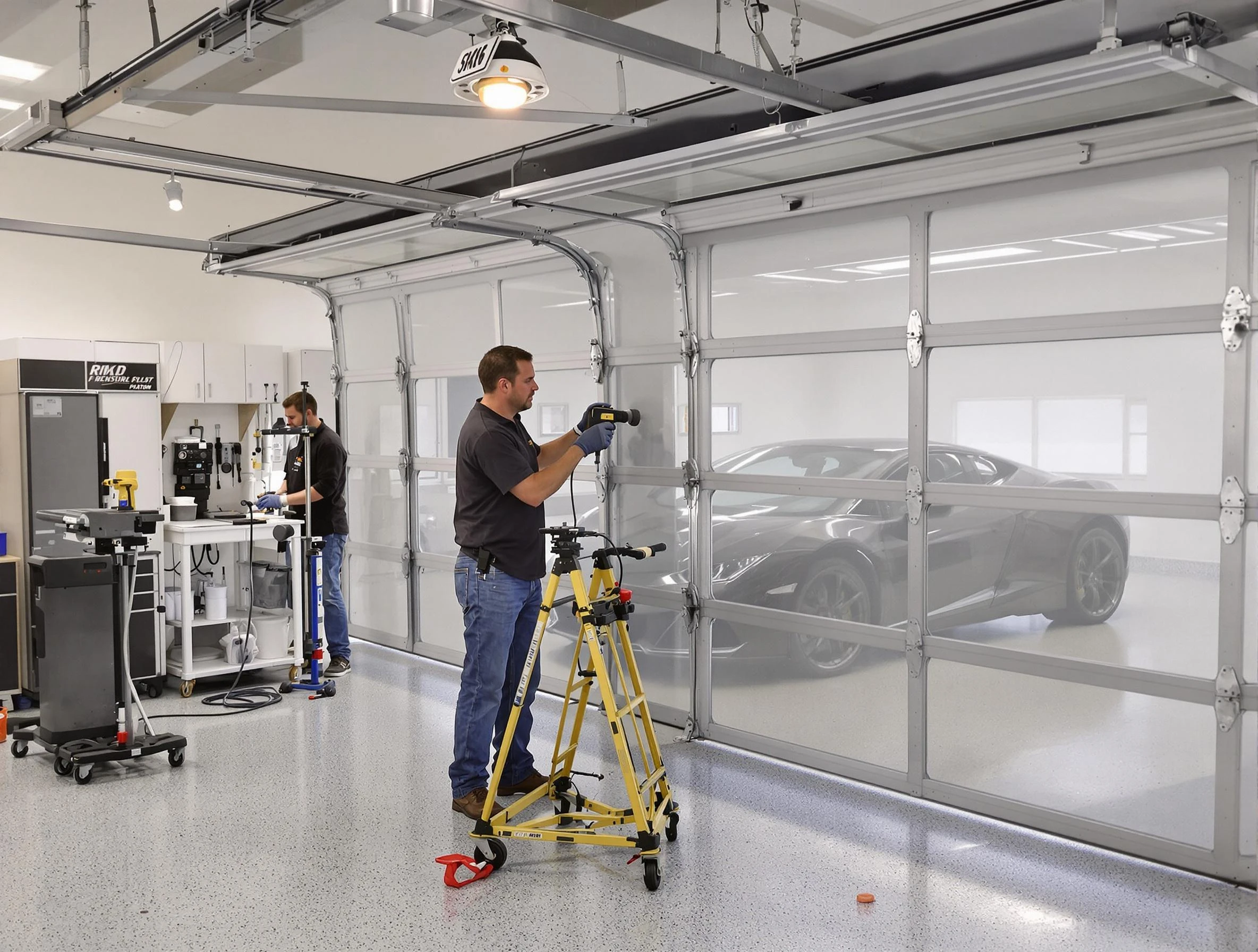 Garage Door Dents Repair in East Highland Park