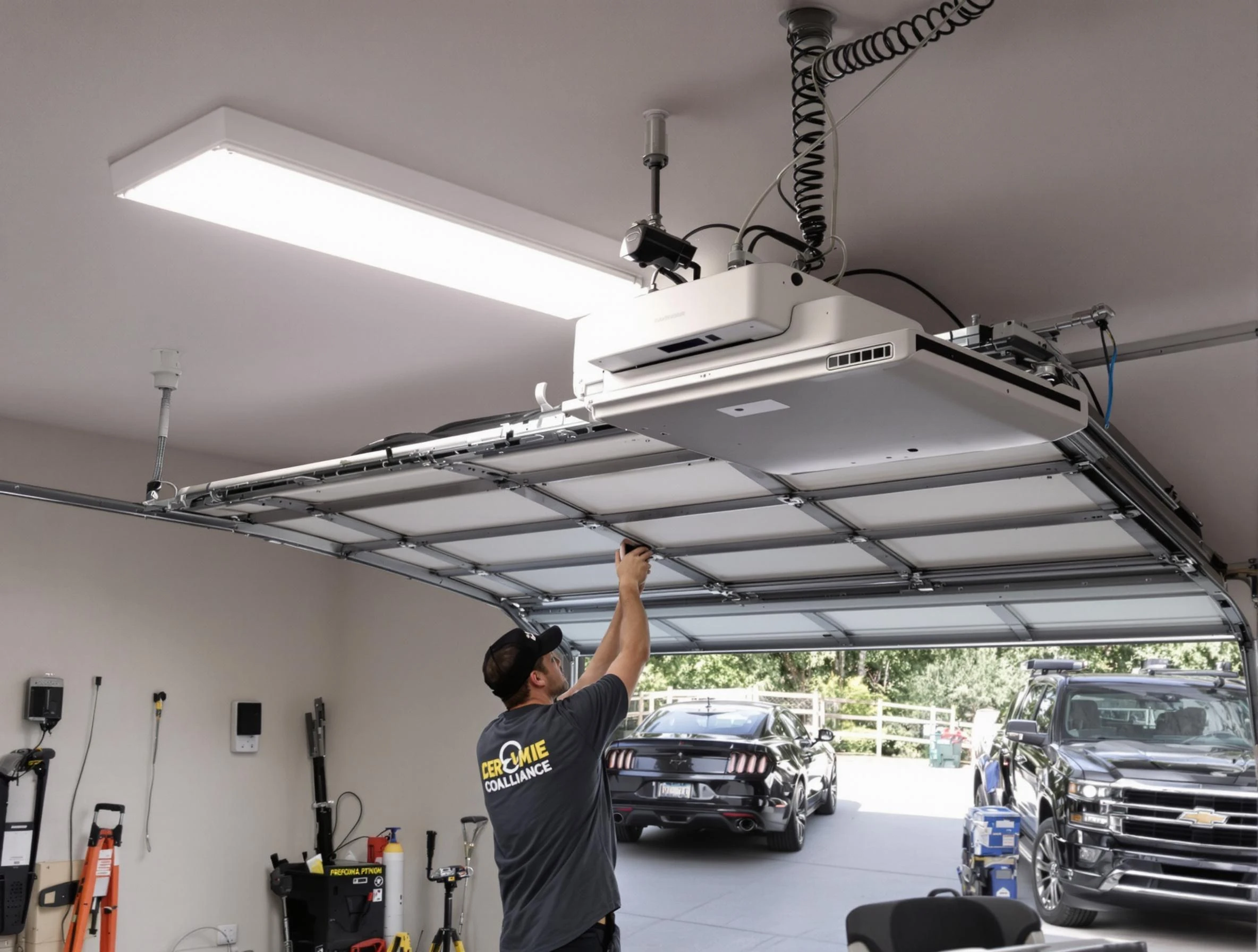 Garage Door Opener Installation in East Highland Park