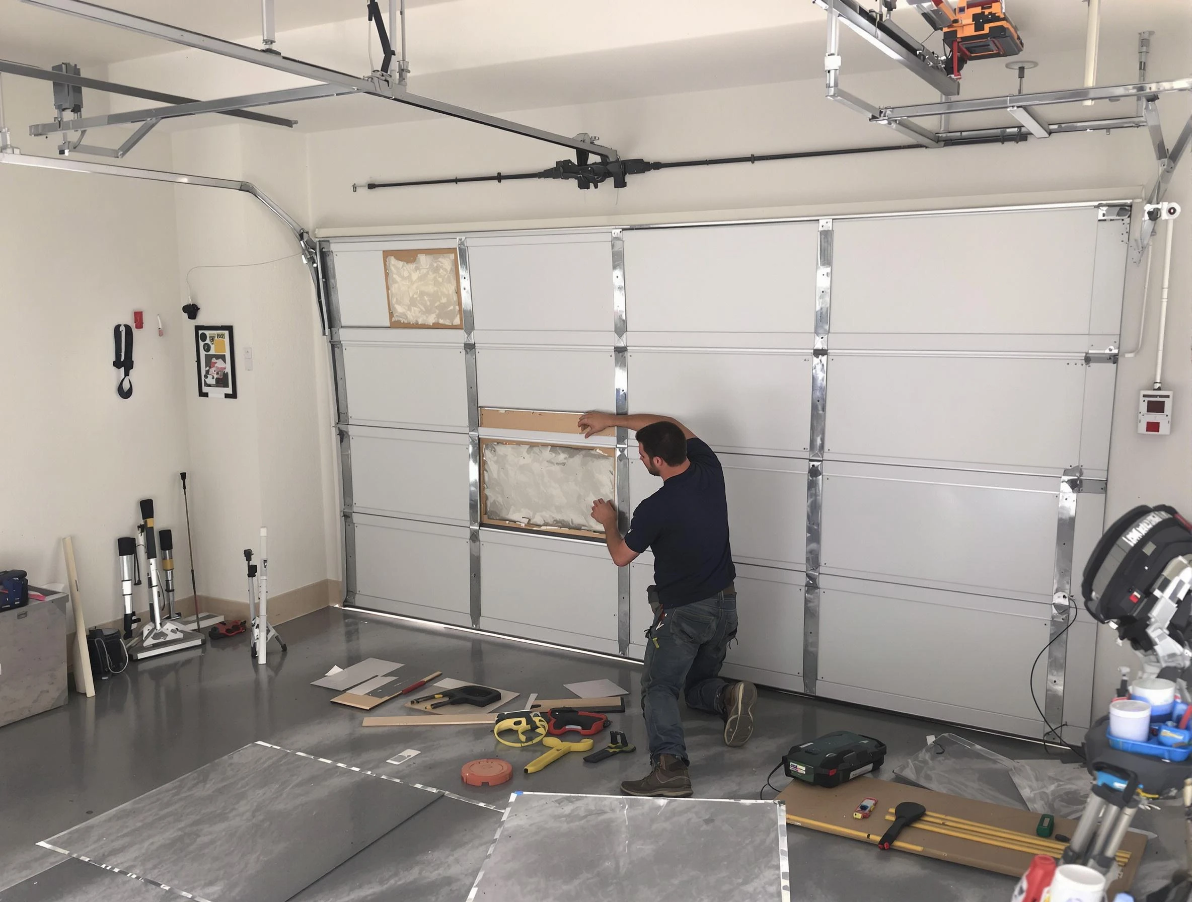 Garage Door Panel Repair in East Highland Park