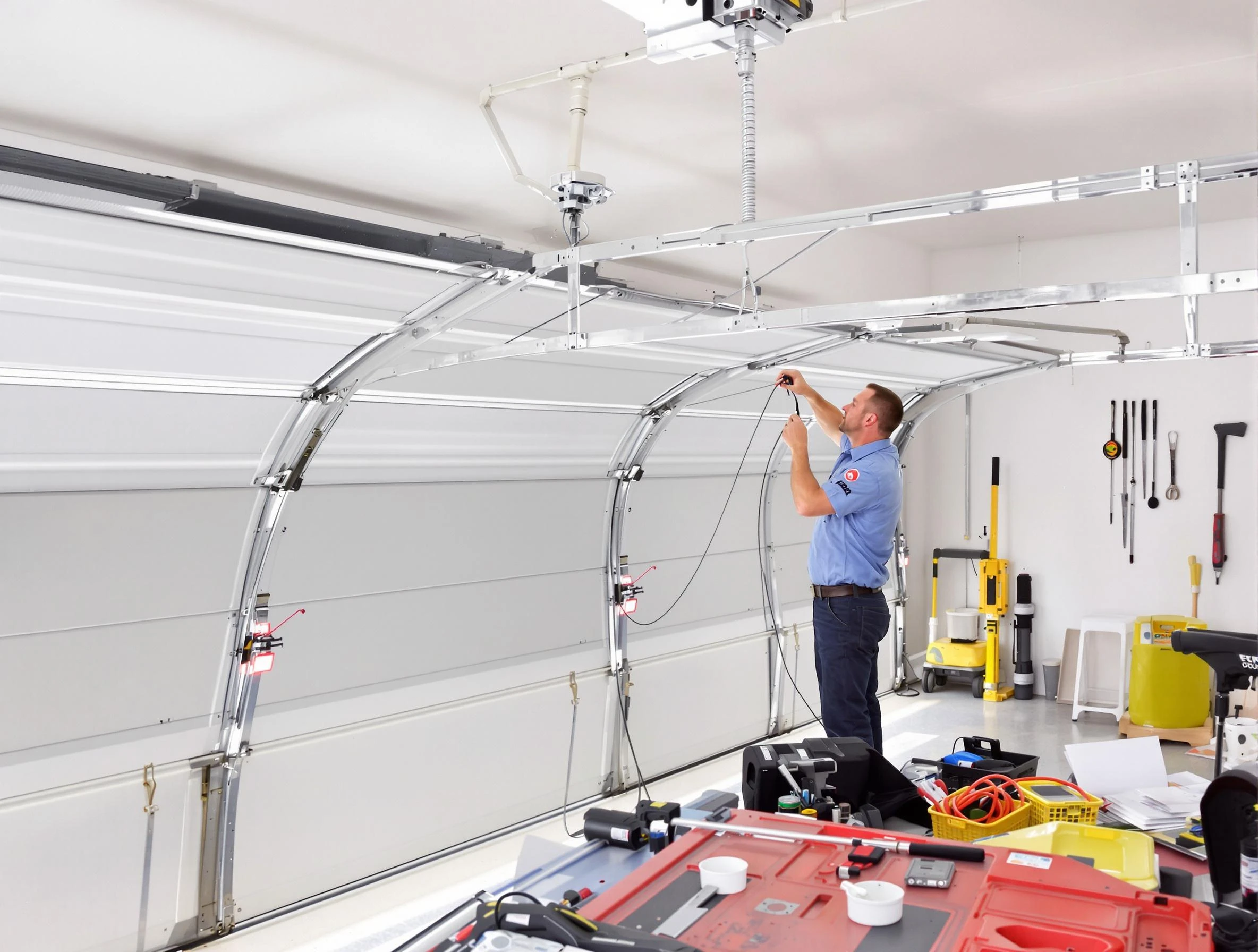 Garage door cable repair service by East Highland Park Garage Door Repair in East Highland Park