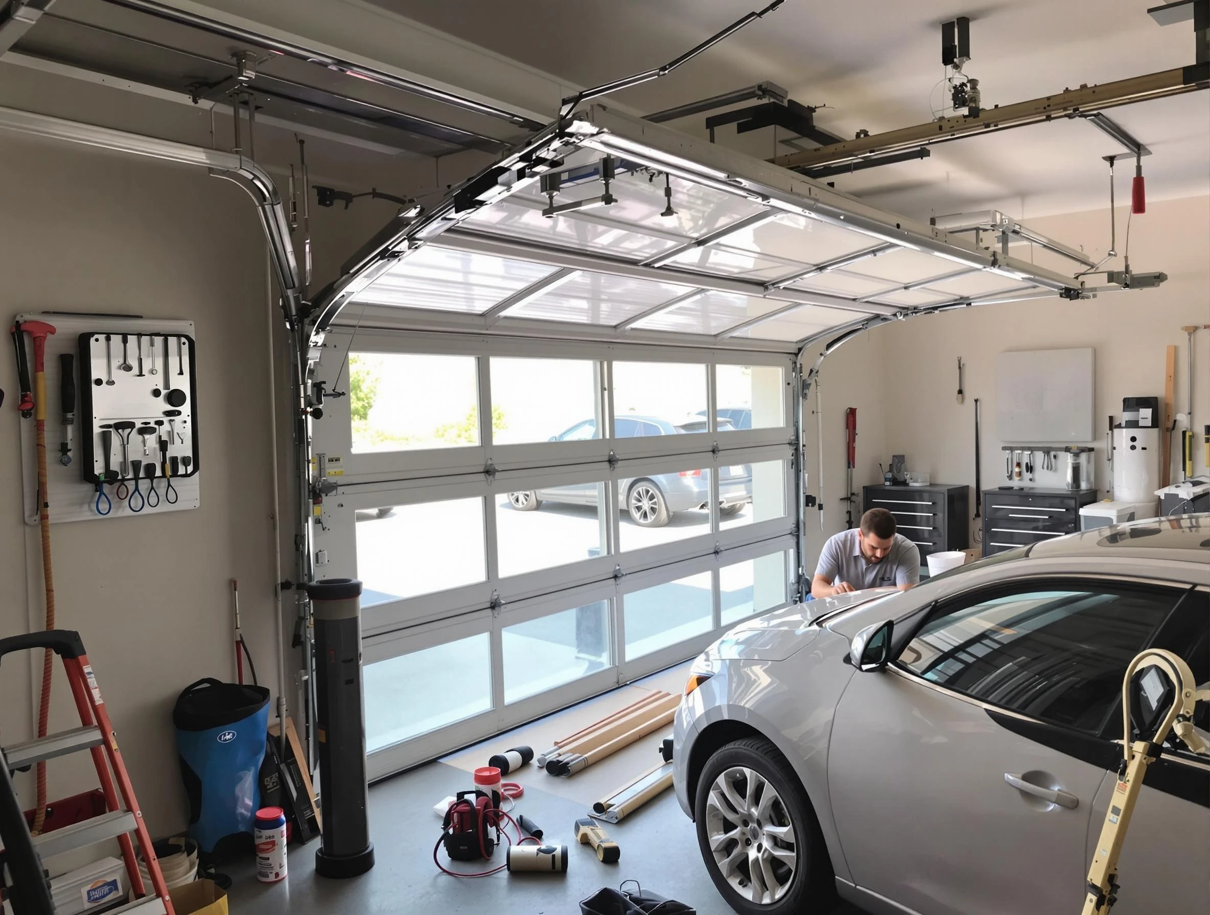 Garage door noise reduction service by East Highland Park Garage Door Repair in East Highland Park